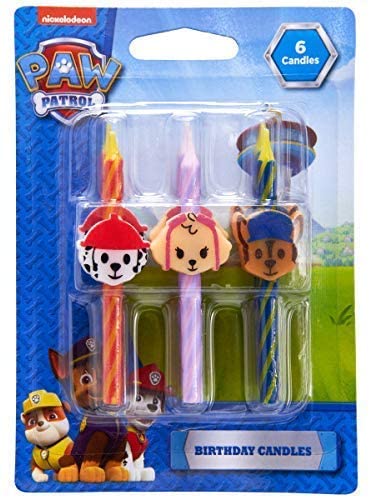 Paw Patrol Birthday Cake Candles Party Decoration