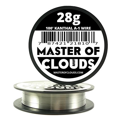 100 ft - 28 Gauge Kanthal A1 Resistance Wire AWG 100’ Lengths