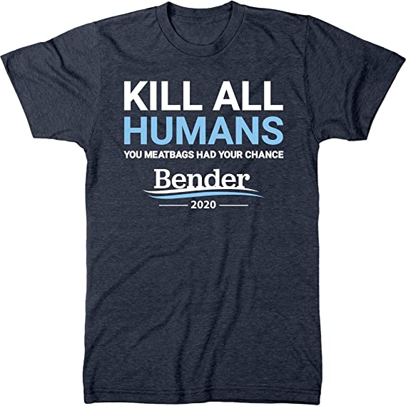 Bender 2020 Campaign Slogan Men's Modern Fit Tri-Blend T-Shirt