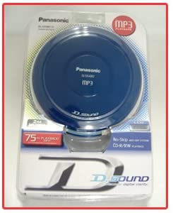 Panasonic SL-SX480 D.Sound Portable CD Player with MP3 Playback in Blue