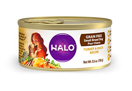 Halo Grain Free Turkey & Duck Small Breed Canned Dog Food