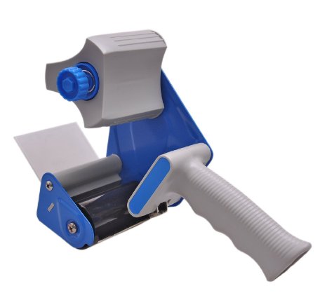 Acko 3-Inch Blue Hand-Held Industrial Packaging Sealing Tape Dispenser Gun