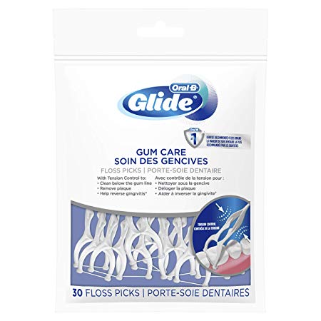 Oral-B Glide Pro-Health Dental Floss Picks, Deep Clean Angle 30 ea