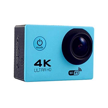 erholi 4K HD WiFi Waterproof Sports Camera Outdoor Mini Camera Digital Cameras