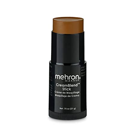 Mehron Makeup CreamBlend Stick - Foundation (.75 oz) (Dark 1)