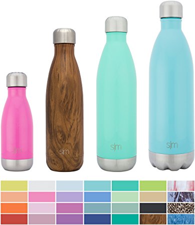 Simple Modern Wave Water Bottle - Vacuum Insulated Double-Walled 18/8 Stainless Steel Hydro Swell Flask
