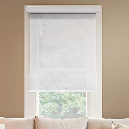 CHICOLOGY Deluxe Free-Stop Cordless Roller Shades No No Tug Privacy Window Blind, 20" W X 72" H, Magnolia (Light Filtering)