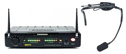 Samson AirLine 77 Headset True Diversity UHF Wireless System with Vocal Microphone (Channel N3)