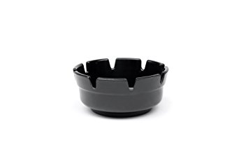 "Fox Run Craftsmen 6120 ""Plastic"" Ash Tray 4"" - Black"