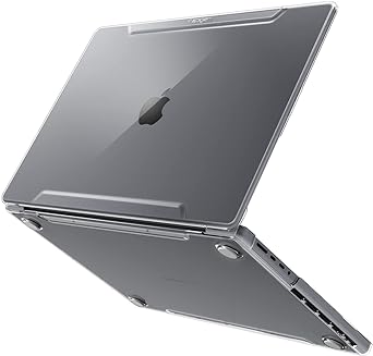 SPIGEN Thin Fit Case Designed for Apple MacBook Pro 14-inch (2021/2023) [M1 Pro/M1 Max/M2 Pro/M2 MaxM3 Pro/M3 Max] Exact Fit Ultra Slim Hard Cover - Clear