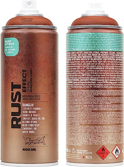 Montana Cans Effect Rust Spray Paint, Brown