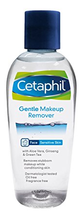 Cetaphil Gentle Waterproof Makeup Remover, 6.0 Fluid Ounce