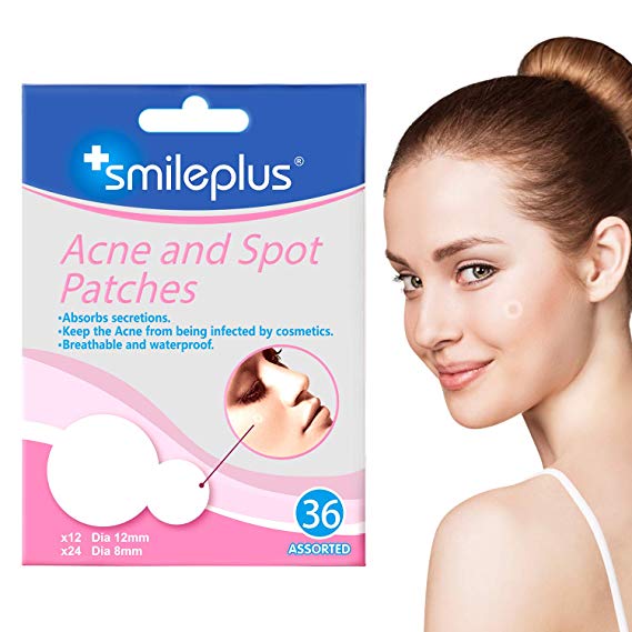 Acne Magic Patch (36 Pack),MayBeau Acne Hydrocolloid Patch Spot Skin Treatment Absorbing Dots - Infused with Tea Tree and Calendula Oil