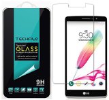 TechFilm- LG G Stylo Tempered Glass Screen Protector Premium Ballistic Glass Round Edge 03mm Ultra-Clear Anti-Scratch Anti-Fingerprint Bubble Free Maximum Screen Protection from Bumps Drops Scrapes and Marks 1 Pack- Retail Packaging