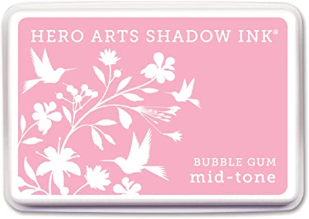 Hero Arts Rubber Stamps AF208 Shadow Ink Mid-Tone, Bubble Gum