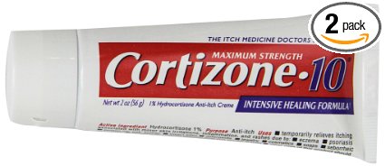 Cortizone-10 Max Strength Cortizone-10 Intensive Healing Formula, 2oz Boxes (Pack of 2)