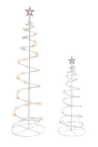 Led Spiral Trees 3' and 4' Combo Pack