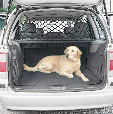 Zaptex Pet Barrier Net Dog Net Protective Car Isolation Safety Mesh Net (A) (Black)