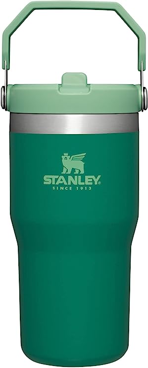 Stanley IceFlow Stainless Steel Tumbler with Straw - Vacuum Insulated Water Bottle for Home, Office or Car - Reusable Cup with Straw Leakproof Flip - Cold for 12 Hours or Iced for 2 Days (Alpine)