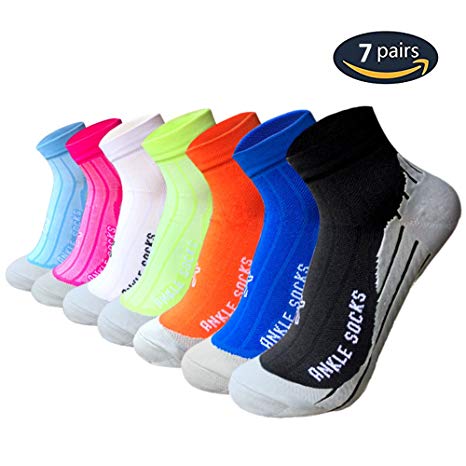 Low Cut Running Compression Athletic Socks For Men and Women - Sport Ankle Socks 15-20mmHg