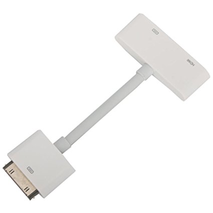 HIOTECH Digital AV HDMI Adapter Converter Cable to HDTV for Apple New iPad 2 3 iPhone 4S 4G iPod Touch