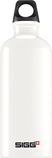 Sigg Traveler Classic Water Bottle (0.6-Liters, Traveler White)
