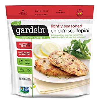 Gardein Chick'n Scallopini, Meatless Protein Packed Filets, 10 Ounce (Frozen)