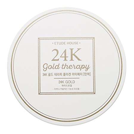 Etude House 24k Gold Therapy Collagen Eye Patch 14g * 60 Sheets