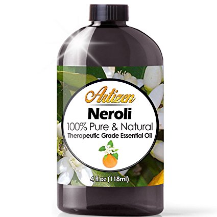 Artizen Neroli Essential Oil (100% PURE & NATURAL - UNDILUTED) Therapeutic Grade - Huge 4oz Bottle - Perfect for Aromatherapy, Relaxation, Skin Therapy & More!