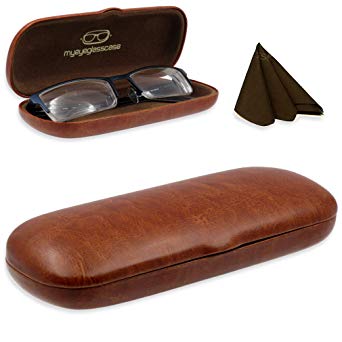 MyEyeglassCase Small Hard Eyeglass Case Kids Glasses case, Slim Eyeglass case