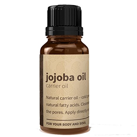 Rouh Essentials Pure Organic 15 Ml Jojoba Oil For Acne Prone Skin Skin, Hair Conditioning Without Smell