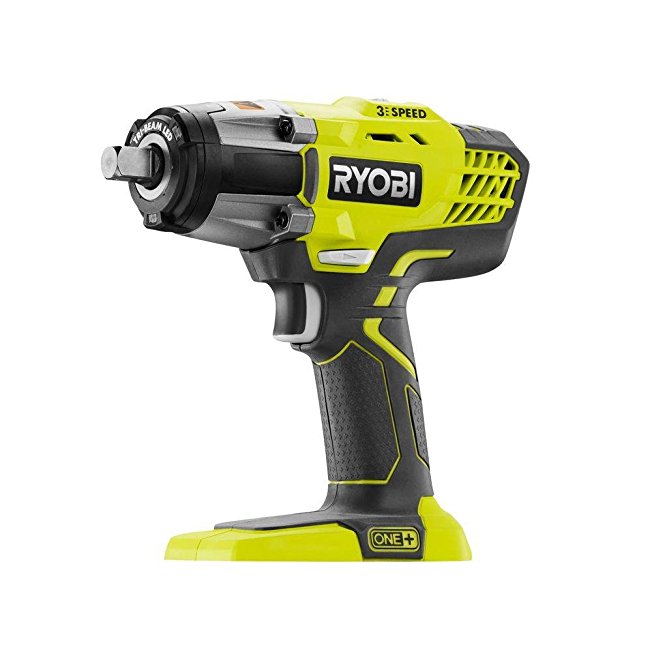 Ryobi P261 18 Volt One  3-Speed 1/2 Inch Cordless Impact Wrench w/ 300 Foot Pounds of Torque and 3,200 IPM (Batteries Not Included, Power Tool Only)