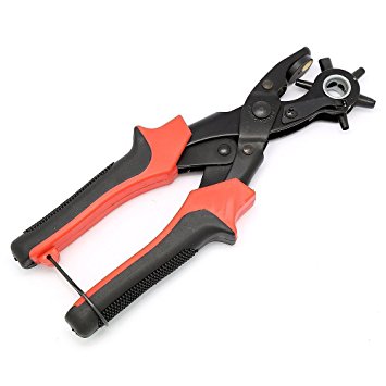 Leathecraft Hole Punch Plier 6 Size Head revolves for DIY Hand Made