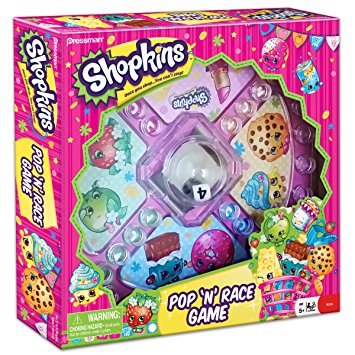 Shopkins Pop 'N' Race Game -- Classic Game with Shopkins Theme
