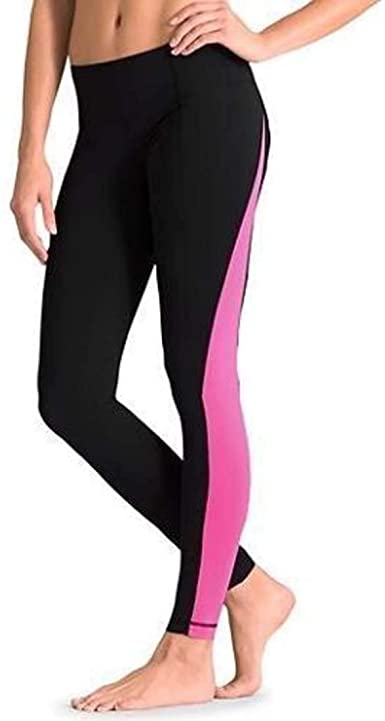 Women's Wetsuit Pants Diving Surfing Leggings Swimming Tights UPF 50 Yoga Pants Pants UV Sun Protective Long Active Sport Tights (XX-Large, Black rde)