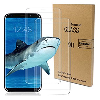 Galaxy S8 Plus Protector Tempered Glass for Samsung GS8 3D Curved Crystal Clear Ultra Clear