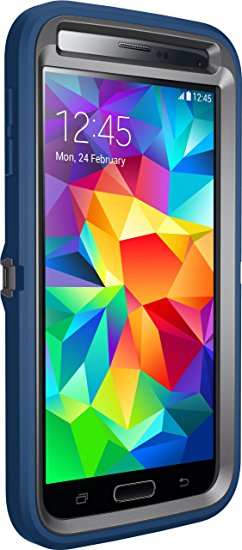 Otterbox [Defender Series] Samsung Galaxy S5 Case - Retail Packaging Protective Case for Galaxy S5  - Blueprint (Slate Grey/Deep Water)