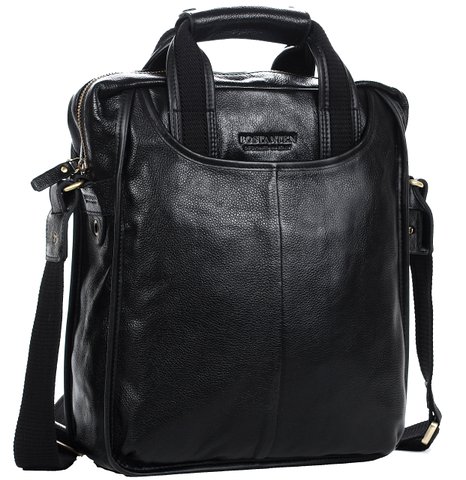 Men's Luxury Soft Leather Cowhide Tote Classic Briefcase Shoulder Messenger Cross Body Top-handle Satchel Case