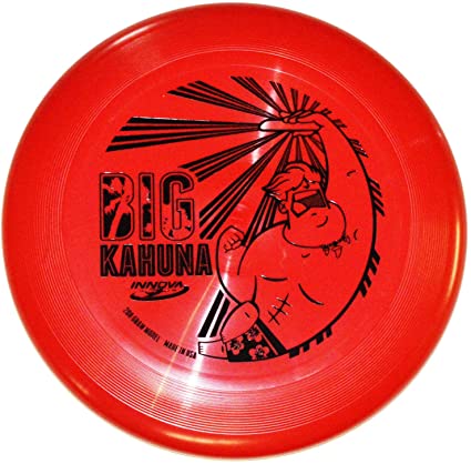 Innova Big Kahuna Heavyweight Ultimate Throw and Catch Disc Tiki Black - Stamp Color May Vary - 200 Gram Model