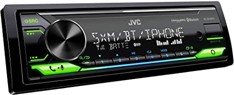 JVC KD-X370BTS Digital Media Receiver Featuring Bluetooth, USB, SiriusXM, Amazon Alexa