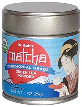 Organic Matcha Green Tea Powder Ceremonial Grade 1.0 Oz - 29 grams (USDA Certified)