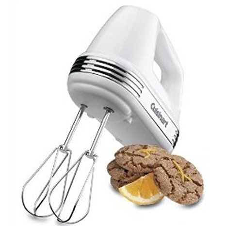 Cuisinart HM-50C Power Advantage 5 Speed Hand Mixer, White