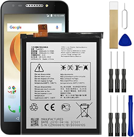 for GreatCall Jitterbug Smart2 5049S Replacement Battery TLP029C1