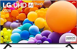 LG TV LED 2024 | 65UT73 | 65 Pouces | UHD | Processeur α5 gen 7 AI 4K, Noir