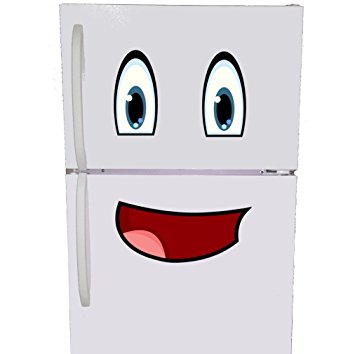 Mr. Fridge Smiley Face Magnet Set - Refrigerator Magnets for Kids, Magnetic Room Decor for Fridge; Kitchen Decor