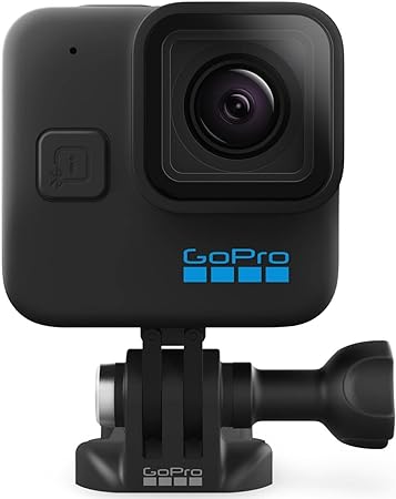 GoPro HERO11 Black Mini - Compact Waterproof Action Camera with 5.3K60 Ultra HD Video, 24.7MP Frame Grabs, 1/1.9'' Image Sensor, Live Streaming, Stabilization, (CHDHF-111-TH)