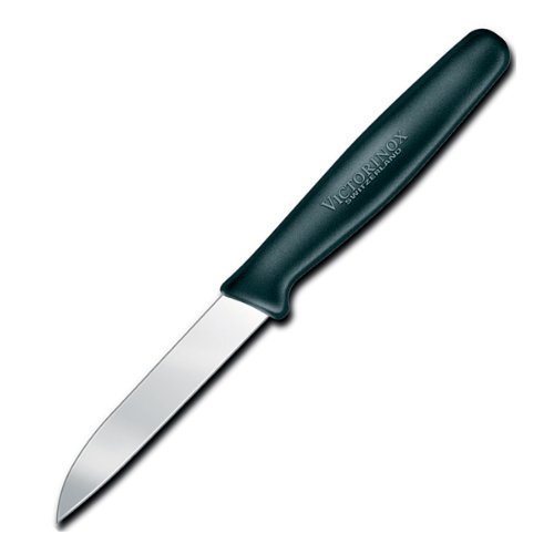 Victorinox Paring, 3.25" Sheep's Foot, Small Black Polypropylene Handle