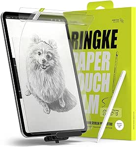 Ringke Paper Touch [Soft] Film Compatible with iPad Pro 13 Inch Screen Protector (M4, 2024) Prevents Oily Smudges Reflection Resistant Paperfeel Protector for Writing & Drawing - 2 Pack