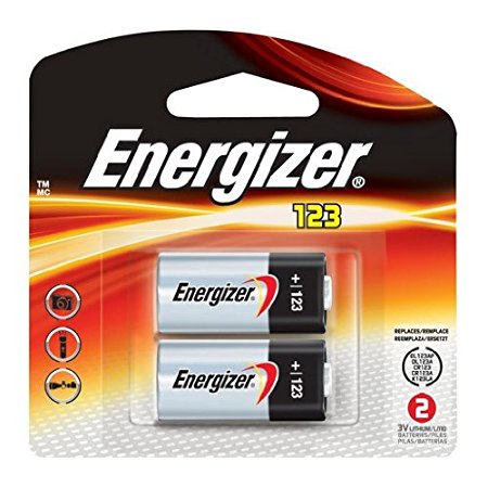 Energizer EL123APB-2 3-Volt Lithium Photo Battery (2-Pack)