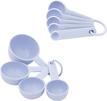 KitchenAid Universal Measuring Cup and Spoon Set, 9 Piece, Lavender Cream